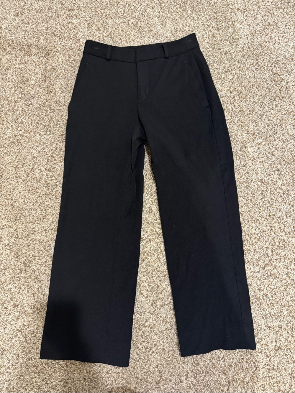 Banana Republic Black Straight-Leg Women's Dress Pants